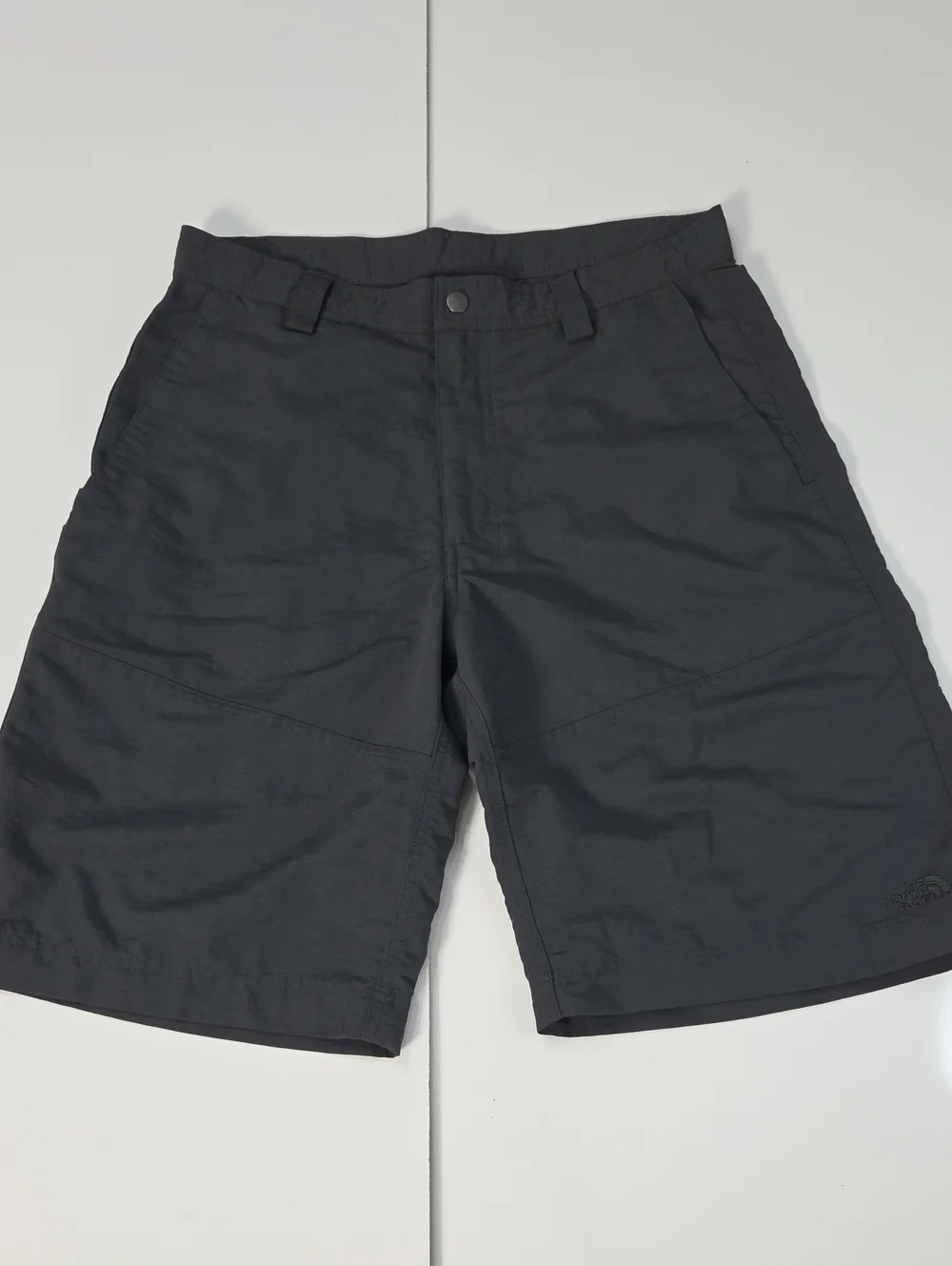 The North Face Charcoal Gray Men's Flat-Front Outdoor Shorts